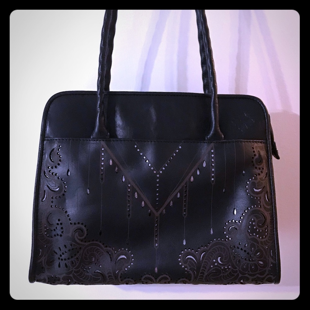 Gorgeous Patricia Nash Black Handbag!! Brand New!